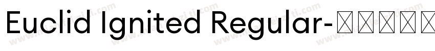 Euclid Ignited Regular字体转换